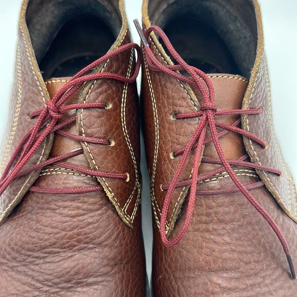 Johnston & Murphy Pebble Leather Copeland Crepe Sole Chukka Desert Boots S 8.5 - Picture 6 of 10